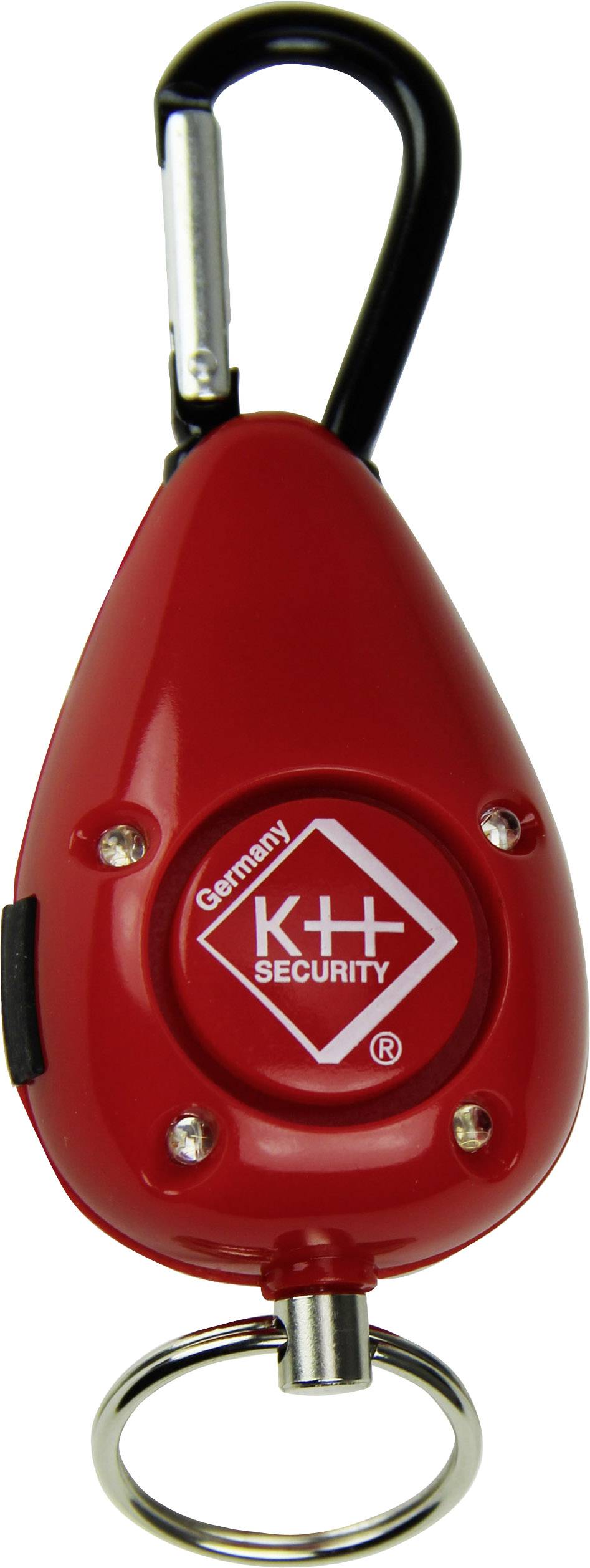 Kh-security Taschenalarm Rot mit LED 100189