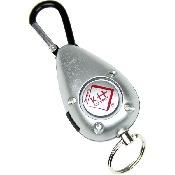 Kh-security Taschenalarm Silber mit LED 100190 Kh-security Taschenalarm Silber mit LED 100190