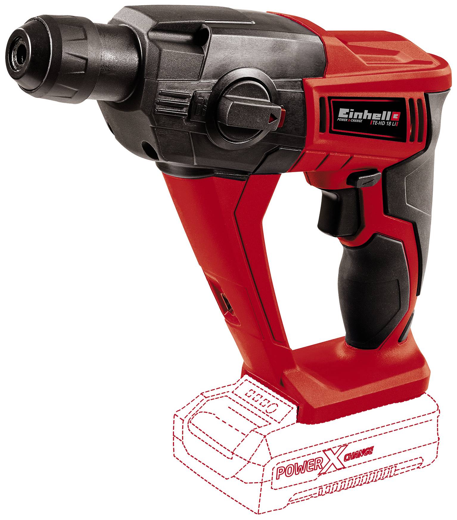 Einhell Power X-Change TE-HD 18 Li-Solo -Akku-Bohrhammer 18 V ohne Akku