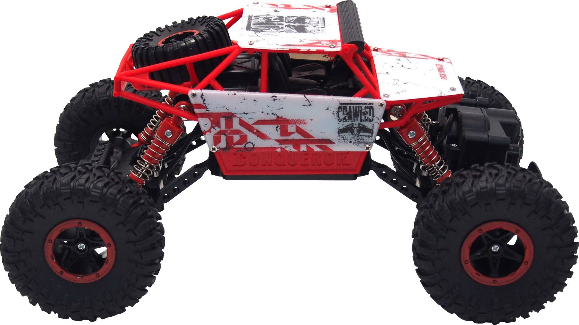 Amewi 22195 Conqueror 1:18 RC Einsteiger Modellauto Elektro Crawler Allradantrieb (4WD)