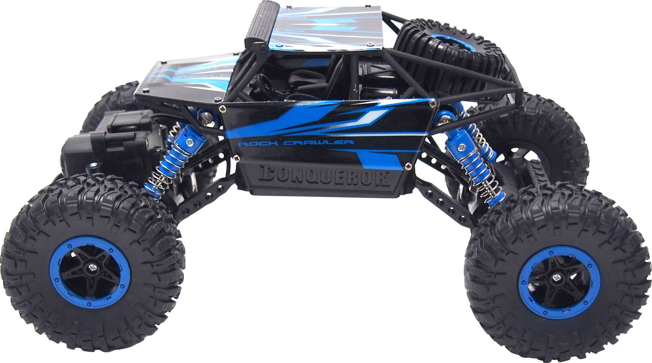Amewi 22196 Conqueror 1:18 RC Einsteiger Modellauto Elektro Crawler Allradantrieb (4WD)