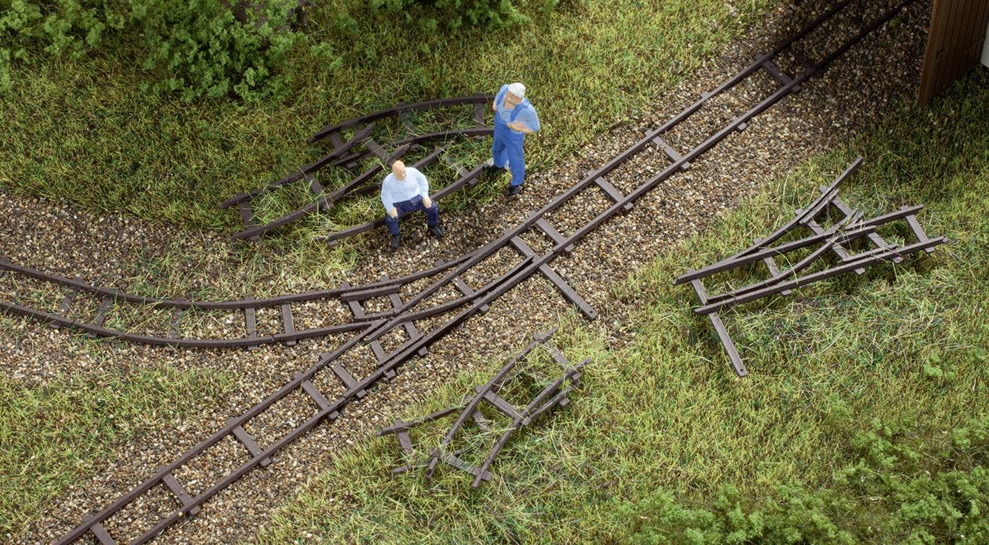 Auhagen 43701 TT Feldbahngleis-Attrappen Attrappen