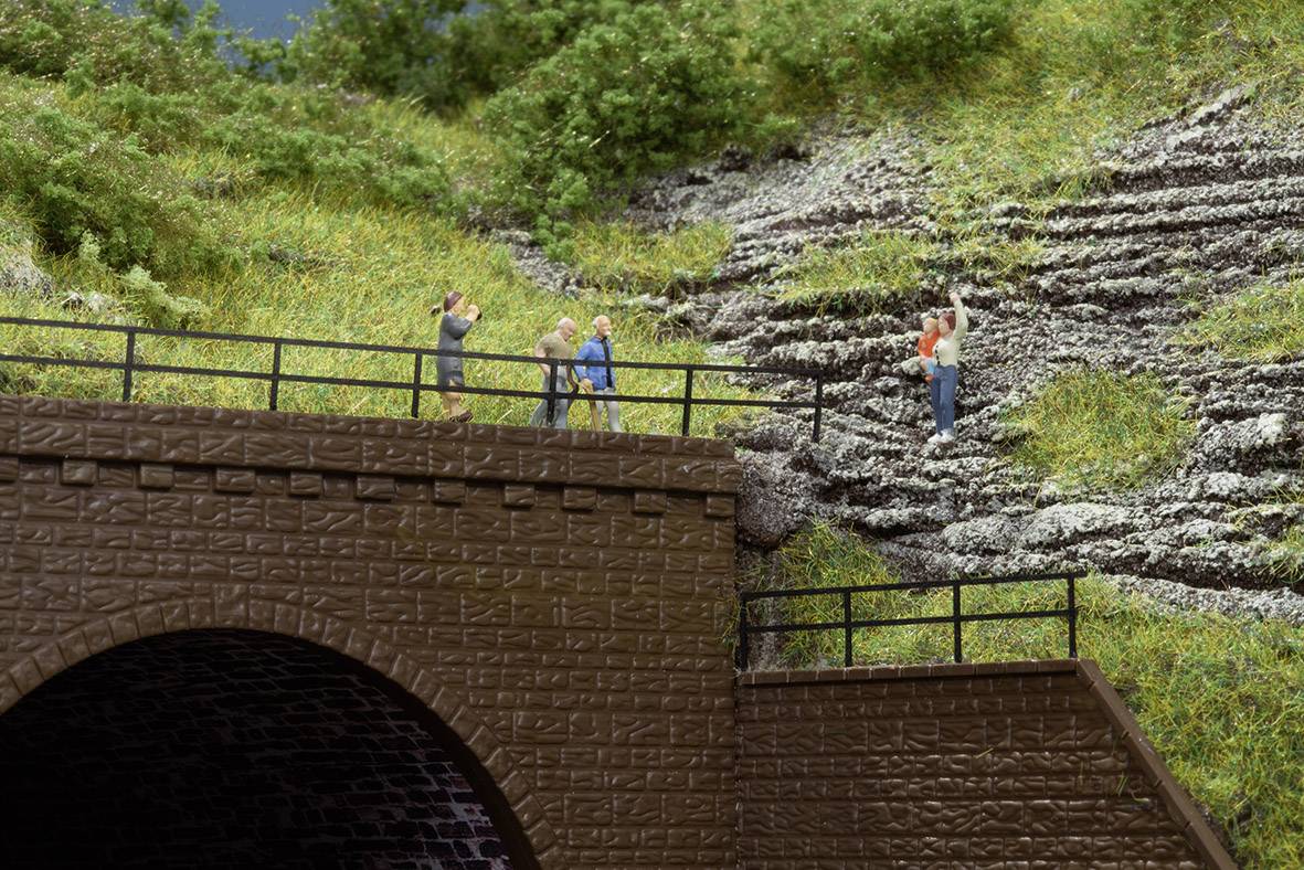 Auhagen 44643 N 4er-Set Geländer Lasercutmodell