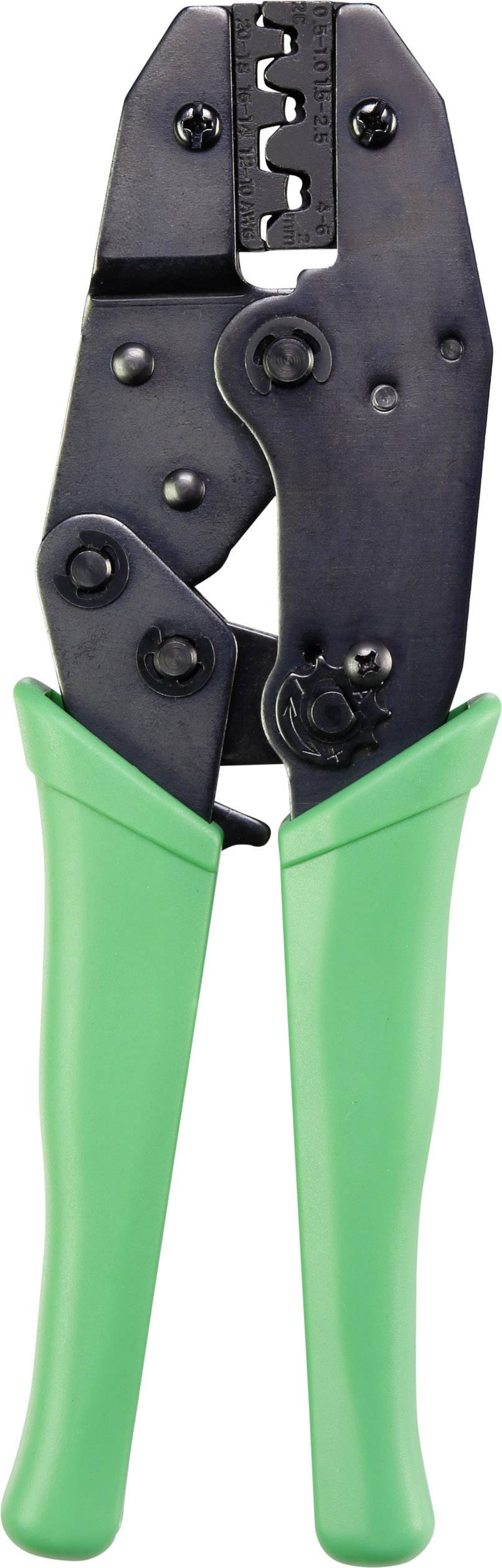 TOOLCRAFT 1486699 Crimpzange 1 Stück Unisolierte, offene Steckverbinder 0.5 bis 6 mm²