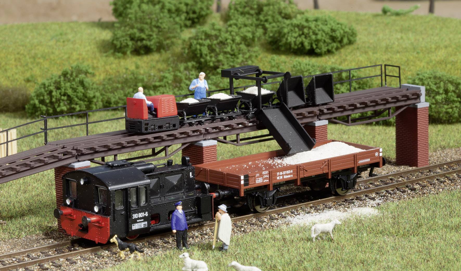 Auhagen 43704 TT Feldbahn-Verladerampe Bausatz