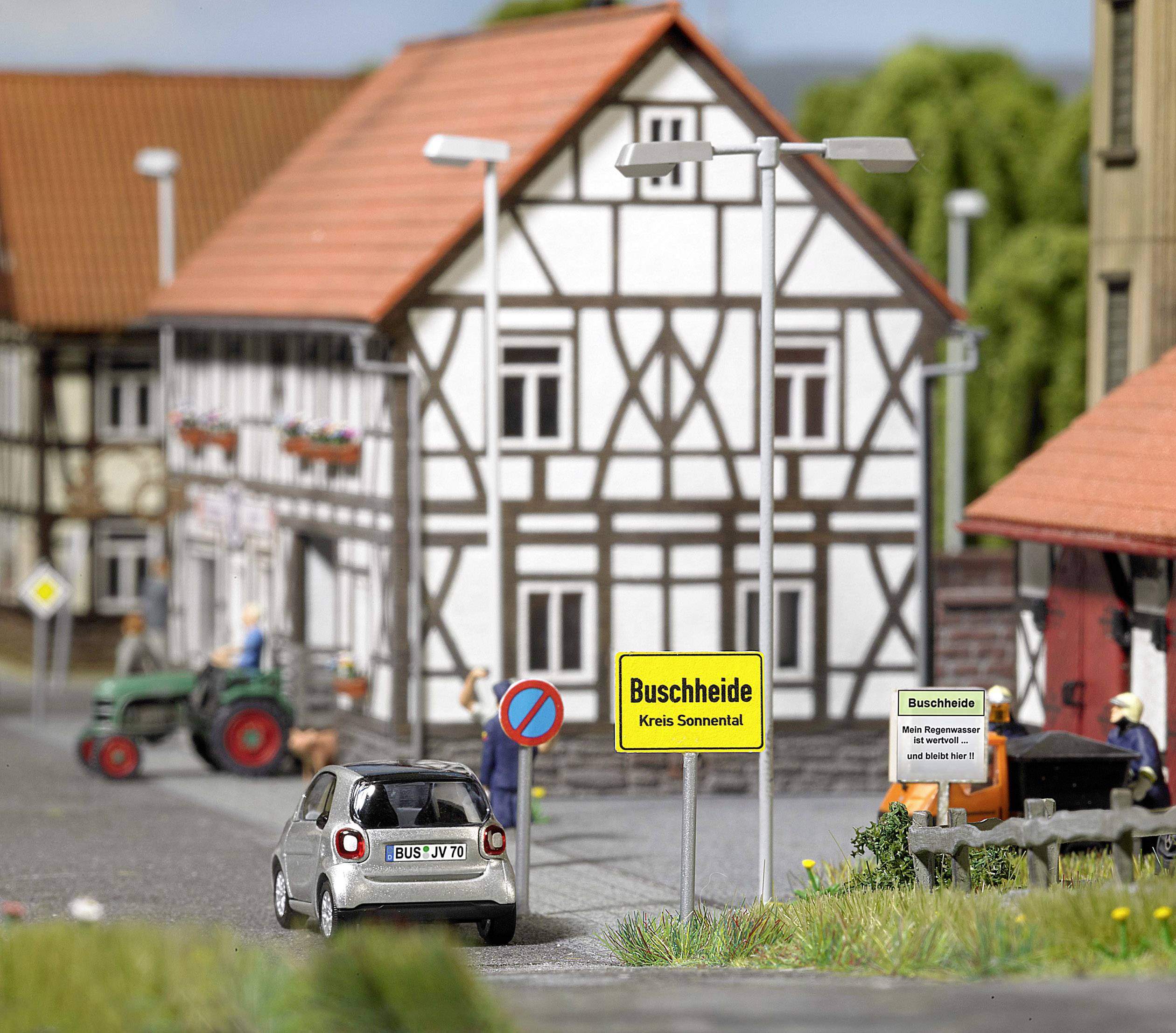 Busch 1173 H0 Deko-Set "Buschheide" Bausatz