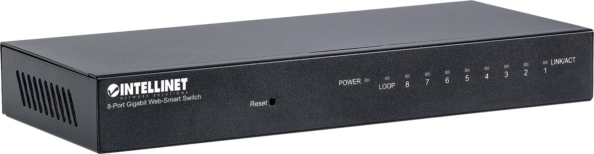 Intellinet 561099 Netzwerk Switch 8 Port 1 GBit/s