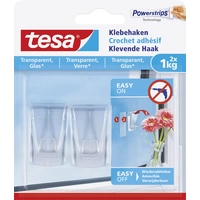 TESA Klebehaken Large Transparent Inhalt: 2St. TESA Klebehaken Large Transparent Inhalt: 2St.