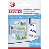 TESA Doppelseitige Klebepads Transparent Inhalt: 60St. TESA Doppelseitige Klebepads Transparent Inhalt: 60St.