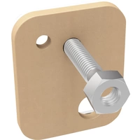 TESA 77905 Klebeschraube viereckig (L x B) 23mm x 16mm Beige Inhalt: 2St. TESA 77905 Klebeschraube viereckig (L x B) 23mm x 16mm Beige Inhalt: 2St.