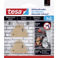 TESA 77904 Klebeschraube dreieckig Beige Inhalt: 2St. TESA 77904 Klebeschraube dreieckig Beige Inhalt: 2St.