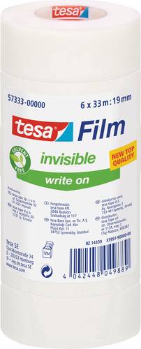 57333-00-02 tesafilm tesafilm® Matt (L x B) 33m x 19mm 6St.