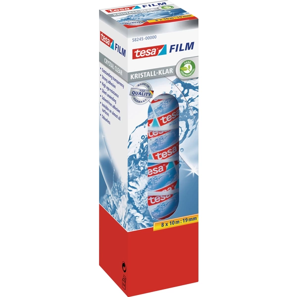 TESA 58245-00000-01 tesafilm kristall-klar Transparent (L x B) 10m x 19mm 8St. TESA 58245-00000-01 tesafilm kristall-klar Transparent (L x B) 10m x 19mm 8St.