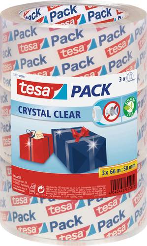 TESA ULTRA STRONG 57831-00000-01 Packband tesapack® Klar (L x B) 66 m x 50 mm 3 St.
