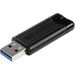 Verbatim Pin Stripe 3.0 USB-Stick 256 GB Schwarz 49320 USB 3.2 Gen 1 (USB 3.0)
