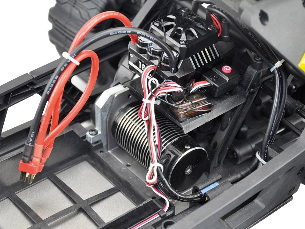 Amewi Hammerhead Brushless 1:6 RC Modellauto Elektro Monstertruck Heckantrieb (2WD) RtR 2,4GHz