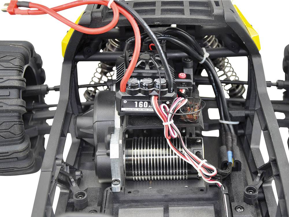 Amewi Hammerhead Brushless 1:6 RC Modellauto Elektro Monstertruck Heckantrieb (2WD) RtR 2,4GHz