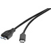 Renkforce USB 3.1 Anschlusskabel [1x USB-C™ Stecker - 1x USB 3.0 Stecker Micro B] 1 m Schwarz vergo