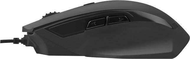 Sharkoon Shark Force Gaming-Maus USB Optisch Grau 6 Tasten 1600 dpi