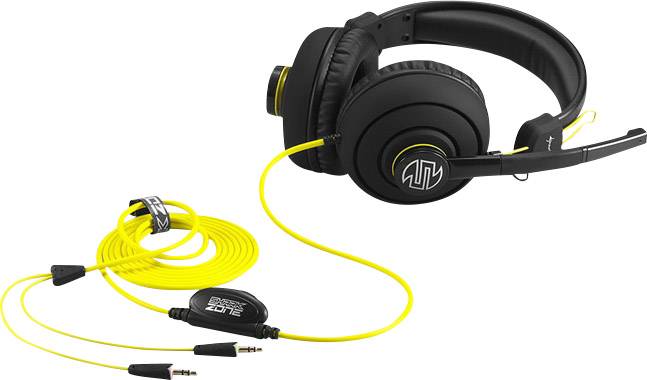Sharkoon SharkZone H10 Gaming Headset 3.5mm Klinke schnurgebunden, Stereo Over Ear Schwarz-Gelb