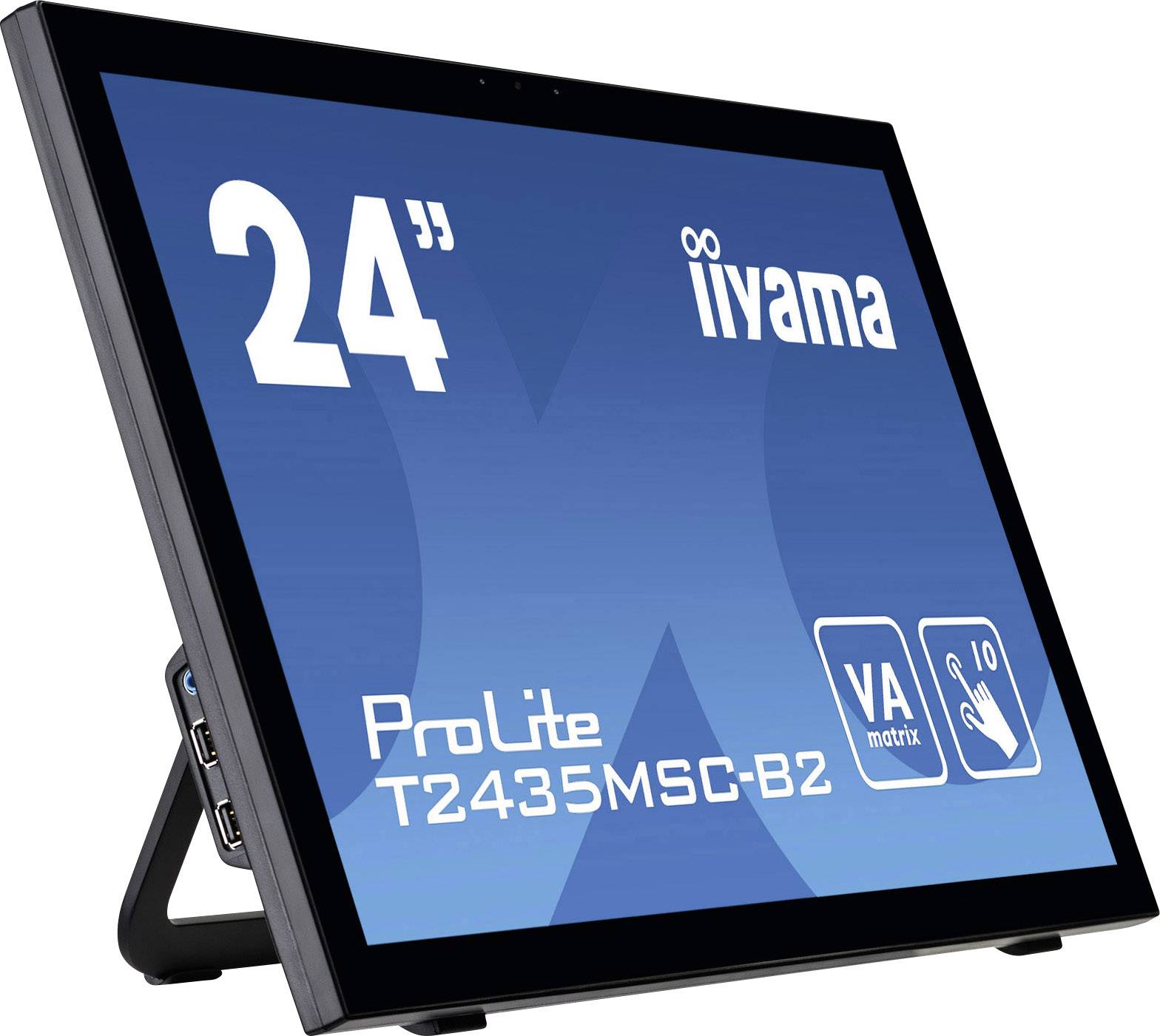 Iiyama ProLite T2435MSC Touchscreen-Monitor EEK: F (A - G) 59.9cm (23.6 Zoll) 1920 x 1080 Pixel 16:9 6 ms USB 2.0, HDMI®, DVI