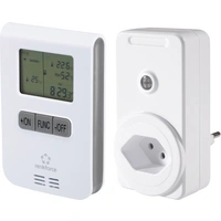 RS2W Funk Heizungssteuerung-Set Zwischenstecker Schaltleistung (max.) 2000W Reichweite max. (im Freifeld) 150m RS2W Funk Heizungssteuerung-Set Zwischenstecker Schaltleistung (max.) 2000W Reichweite max. (im Freifeld) 150m