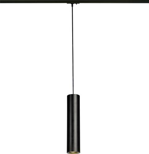 SLV Enola 143960 Hochvolt-Schienensystem-Leuchte 1phasig GU10 50W LED Schwarz