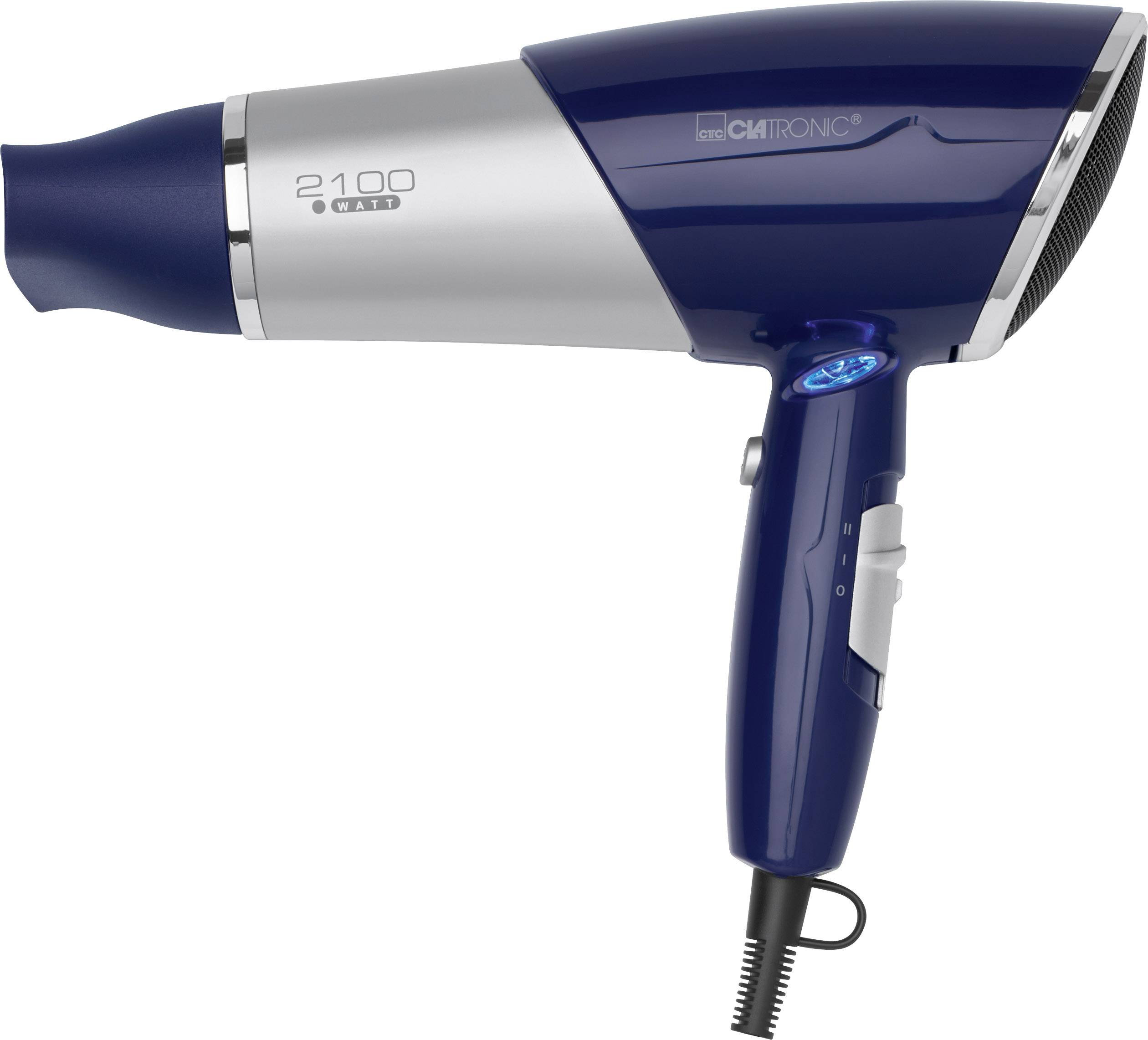 Clatronic HT 3652 Haartrockner Blau, Silber