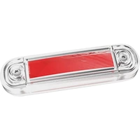Fristom Umriss-Markierungsleuchte Offene Kabelenden Markierungsleuchte hinten 12 V, 24V Rot Transparent Fristom Umriss-Markierungsleuchte Offene Kabelenden Markierungsleuchte hinten 12 V, 24V Rot Transparent
