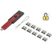 Renkforce USB Port Schloss rf-USBBlocker-01 10er Set Schwarz, Rot inkl. 1 Schlüssel RF-4463016