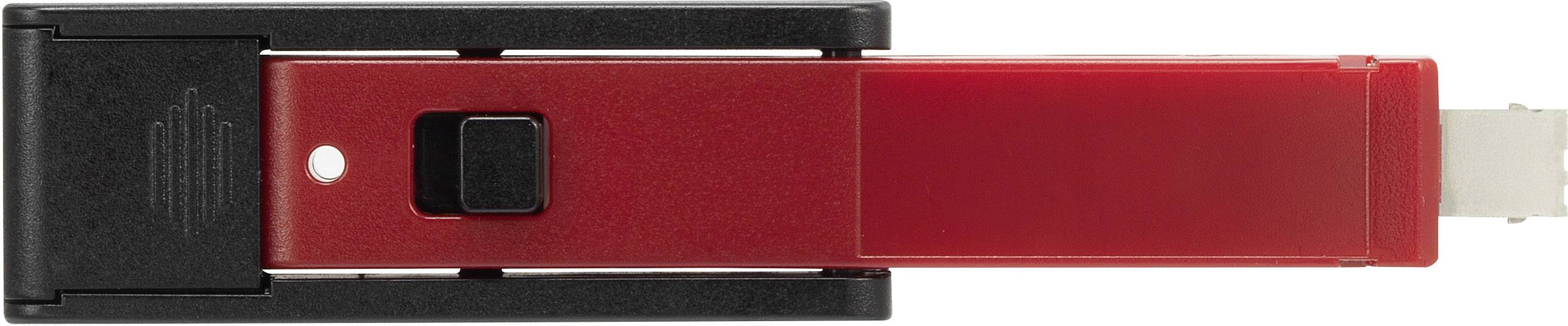 Renkforce USB Port Schloss rf-USBBlocker-01 10er Set Schwarz, Rot inkl. 1 Schlüssel RF-4463016