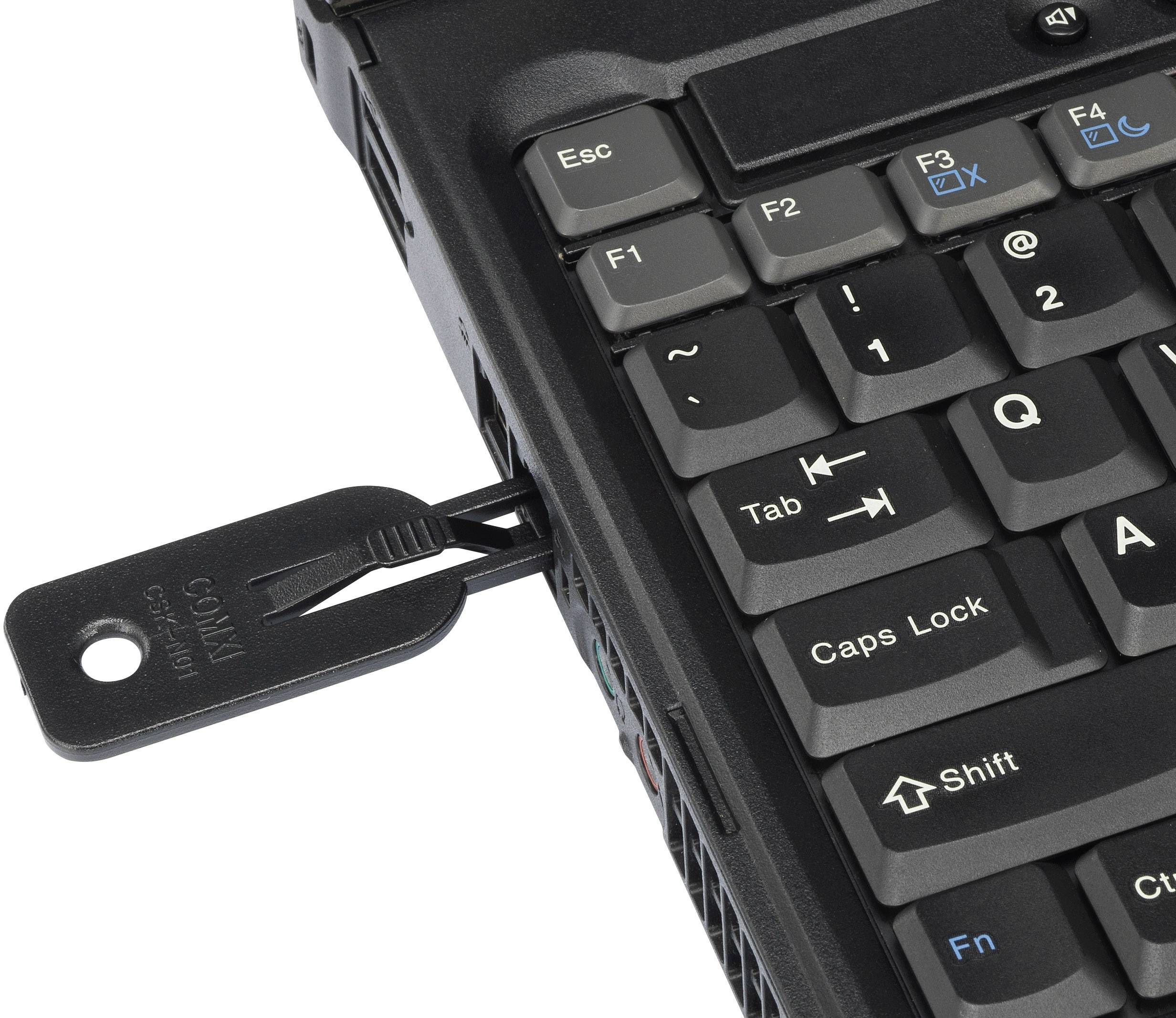 Renkforce RJ45 LAN Port Schloss rf-LANBlocker-01 20er Set Schwarz inkl. 1 Schlüssel RF-4605009