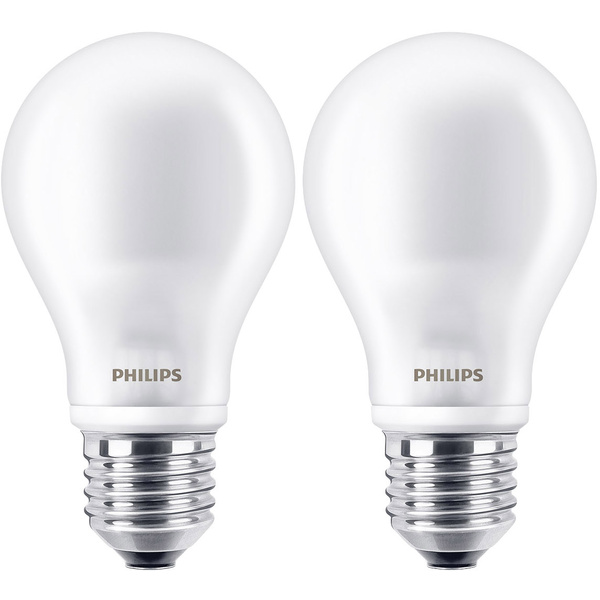 Philips Lighting 8718696472224 LED EEK A++ (A++ - E) E27 Glühlampenform 7W = 60W Warmweiß (Ø x L) 60mm x 110mm Filament 2St.