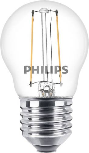 Philips Lighting LED EEK A++ (A++ - E) E27 Tropfenform 2W = 25W Warmweiß (Ø x L) 45mm x 80mm Filam
