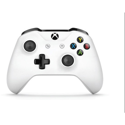 Microsoft Wireless White (Crete) Gamepad Xbox One, PC Weiß, Schwarz