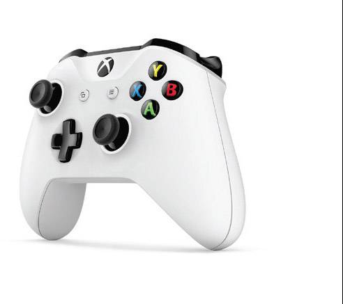 Microsoft Wireless White (Crete) Gamepad Xbox One, PC Weiß, Schwarz