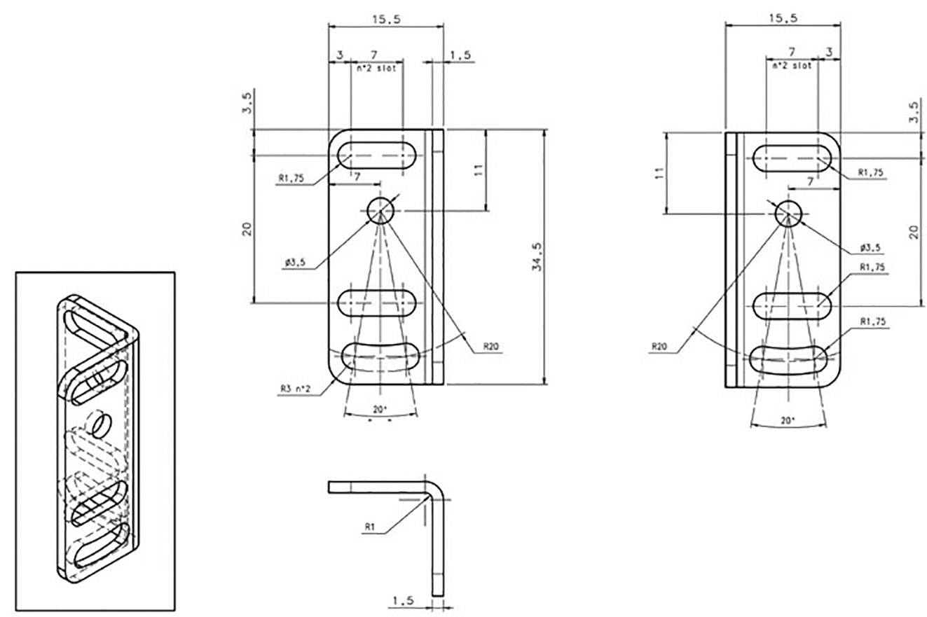 DataLogic 95ACC1470 Montagewinkel ST-5072 1St.