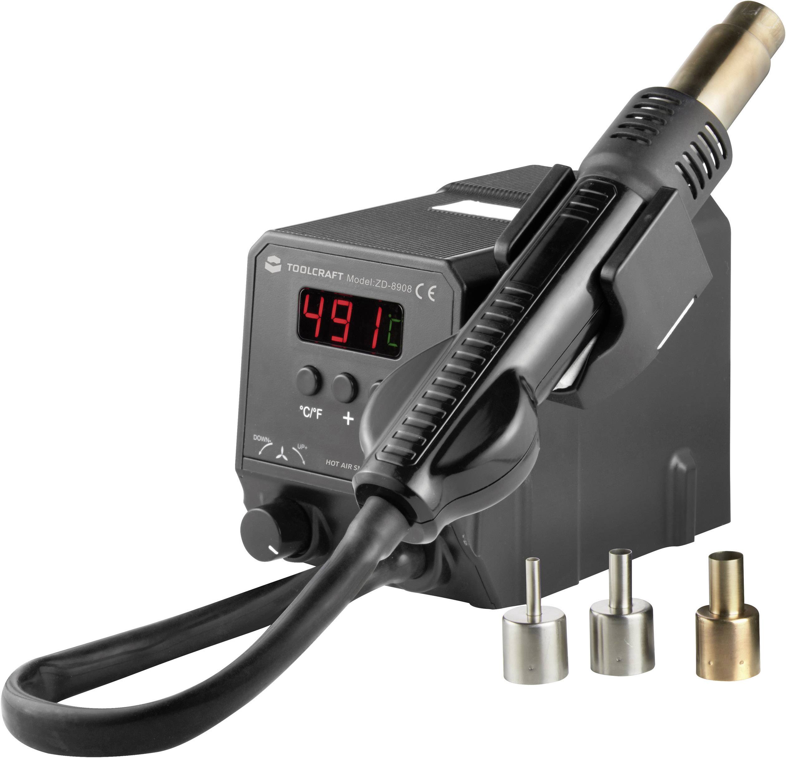 TOOLCRAFT ZD-8908 Heißluftstation digital 300W 100 - 500°C