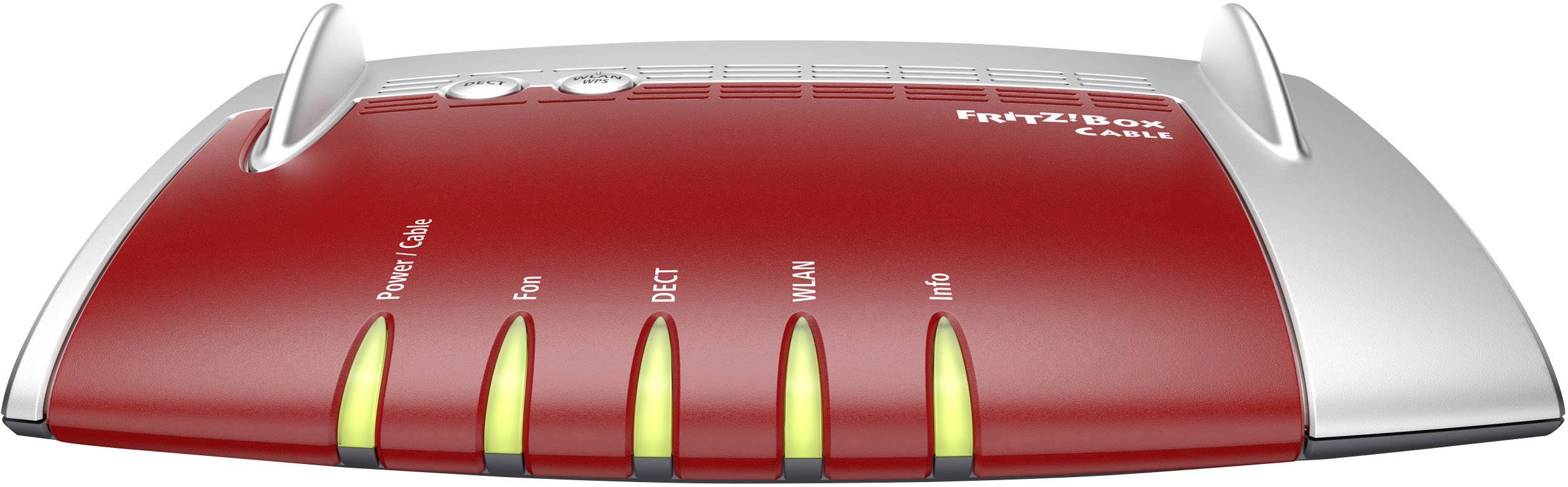 Fritz! FRITZ!Box 6490 Cable WLAN Router mit Modem Integriertes Modem: Kabel 2.4 GHz, 5 GHz 1.75 GBit/s