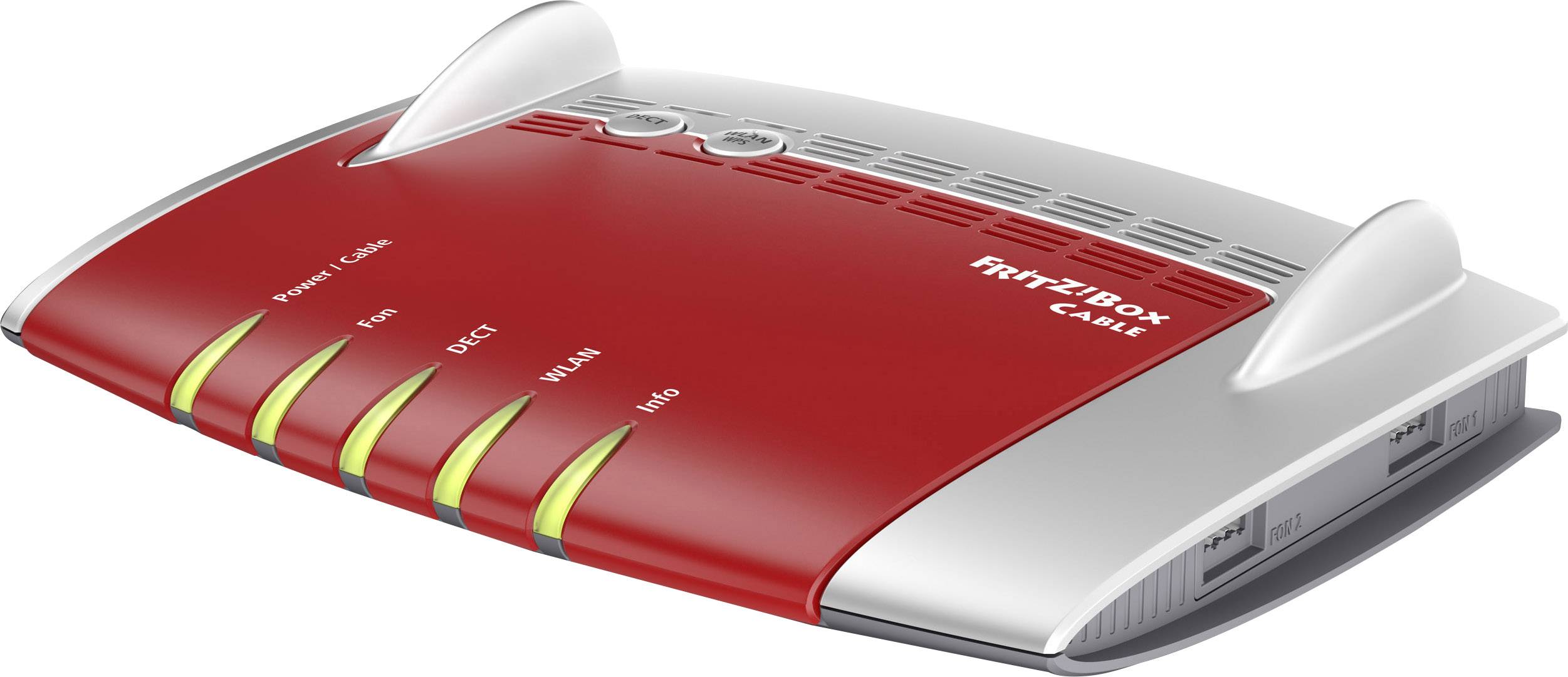 Fritz! FRITZ!Box 6490 Cable WLAN Router mit Modem Integriertes Modem: Kabel 2.4 GHz, 5 GHz 1.75 GBit/s