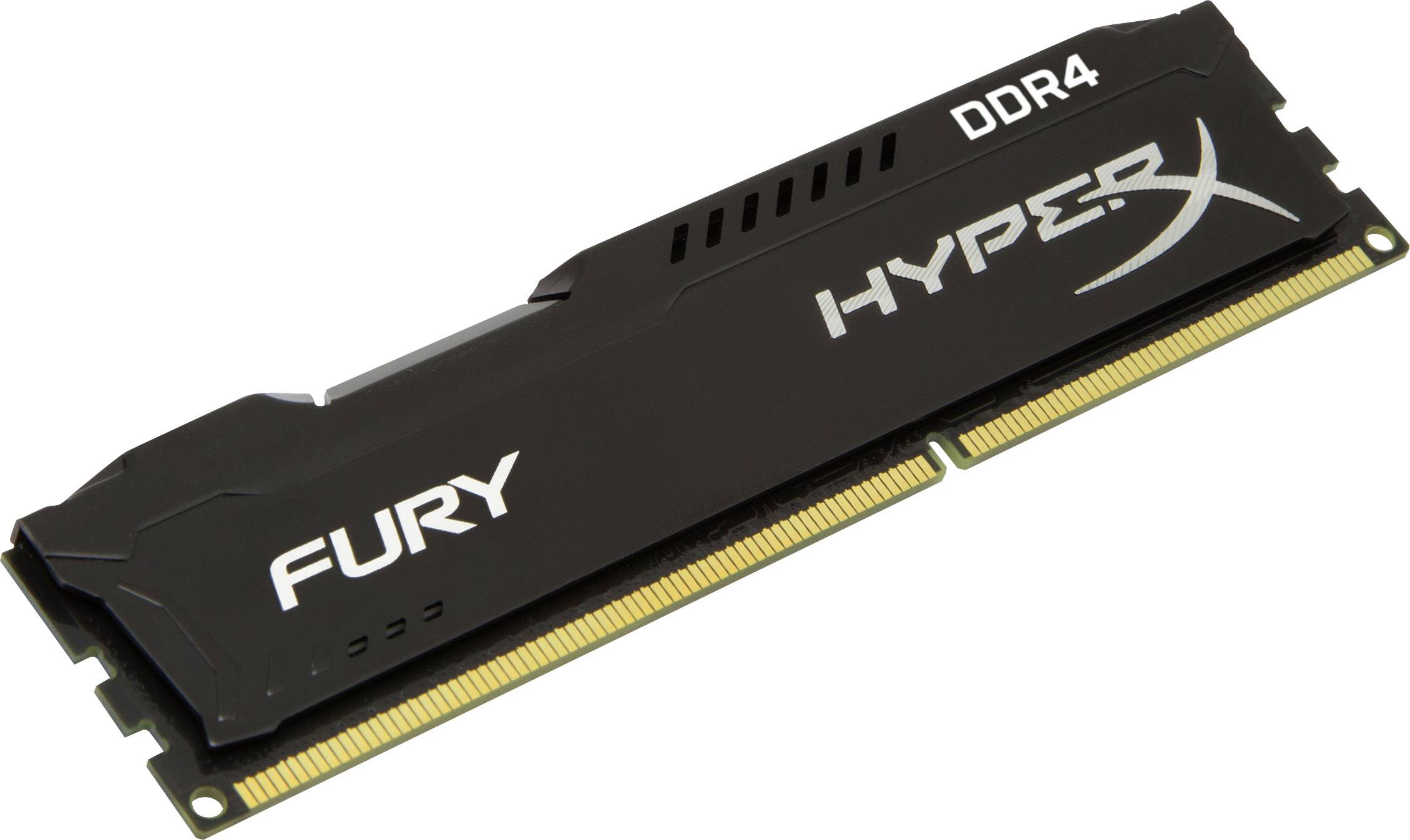 HyperX PC-Arbeitsspeicher Kit Fury HX424C15FBK2/32 32GB 2 x 16GB DDR4-RAM 2400MHz CL 15-15-15