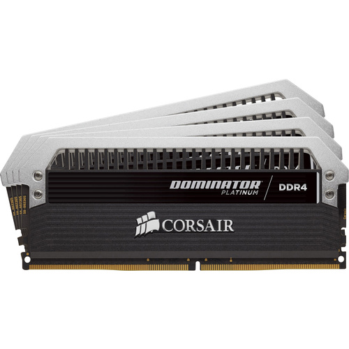 Corsair PC-Arbeitsspeicher Kit Dominator® CMD32GX4M4B3200C16 32GB 4 x 8GB DDR4-RAM 3200MHz CL16 18-18-36