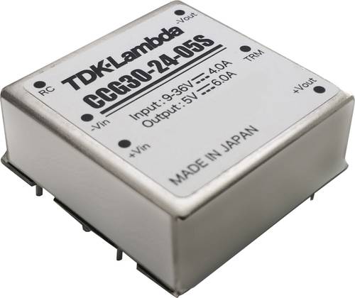 TDK-Lambda CCG30-48-12S DC/DC-Wandler, Print 12V 2.5A 30.0W Anzahl Ausgänge: 1 x Inhalt 1St.