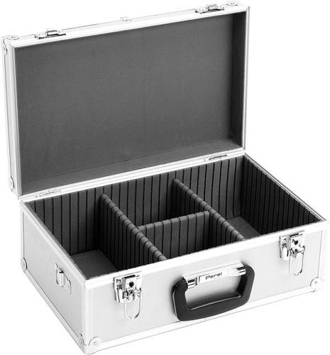 CD Koffer 60 CDs/DVDs/Blu-rays Aluminium 1 St. (B x H x T) 424 x 173 x 265mm 1823-424
