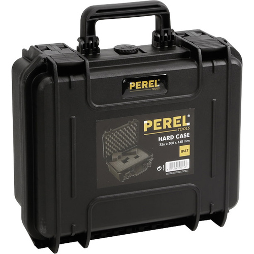 Valise d'extérieur Perel HC300S (l x H x P) 336 x 148 x 300 mm noir 1 pc(s)