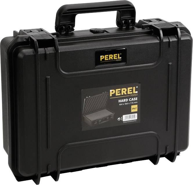 Perel Outdoor Koffer (B x H x T) 464 x 176 x 366 mm Schwarz HC430S