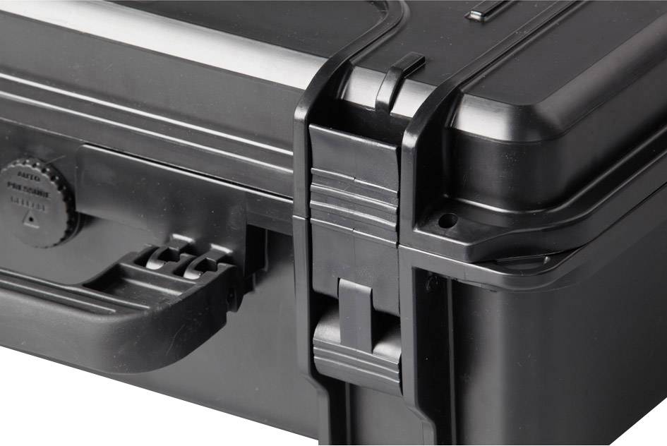 Perel Outdoor Koffer (B x H x T) 464 x 176 x 366 mm Schwarz HC430S