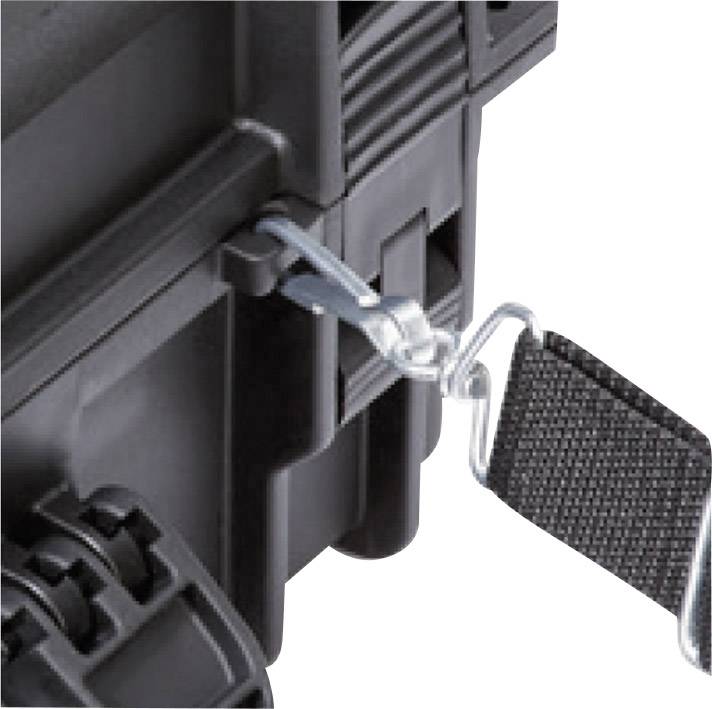 Perel Outdoor Koffer (B x H x T) 464 x 176 x 366 mm Schwarz HC430S