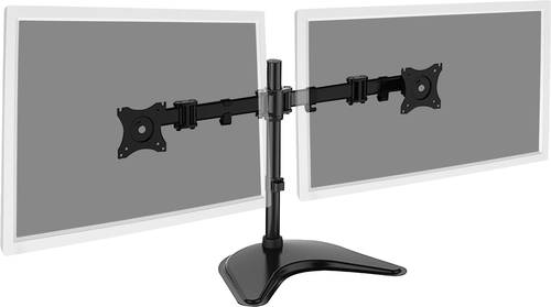 DA-90348 2fach Monitor-Standfuß 38,1cm (15 ) - 68,6cm (27 ) Höhenverstellbar, Neigbar, Sch