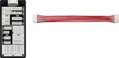 LiPo Balancer Board Ausführung Akku: EH, TP/FP, HP/PQ, XH Geeignet für Zellen: 2 - 6